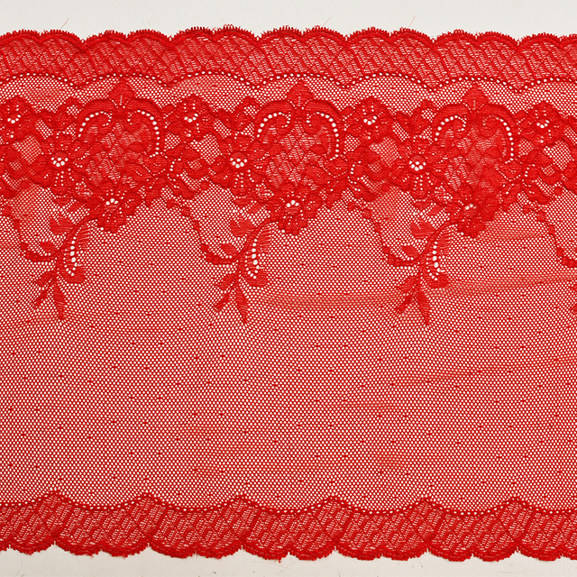 24cm Beautiful Lace Stretch Floral Lingerie Headband Elastic Diy Lace 9645#