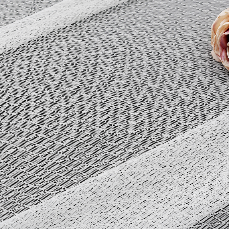 Wholesale two-color knitted elastic lace fabric women's dress 41103#