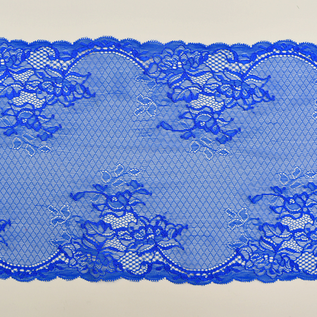 Professional Lace Manufacturer High Quality 22cm Stretch White Floral Lace Trim for Women 03155#