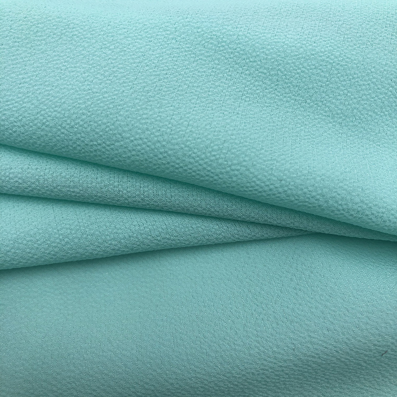 High Quality 96% Polyester 4%Spandex Weft Stretch Bubble Wrinkled Chiffon Fabric for Garment