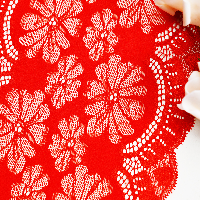 19cm Beautiful Lace Stretch Floral Lingerie Headband Elastic Diy Lace 4552#