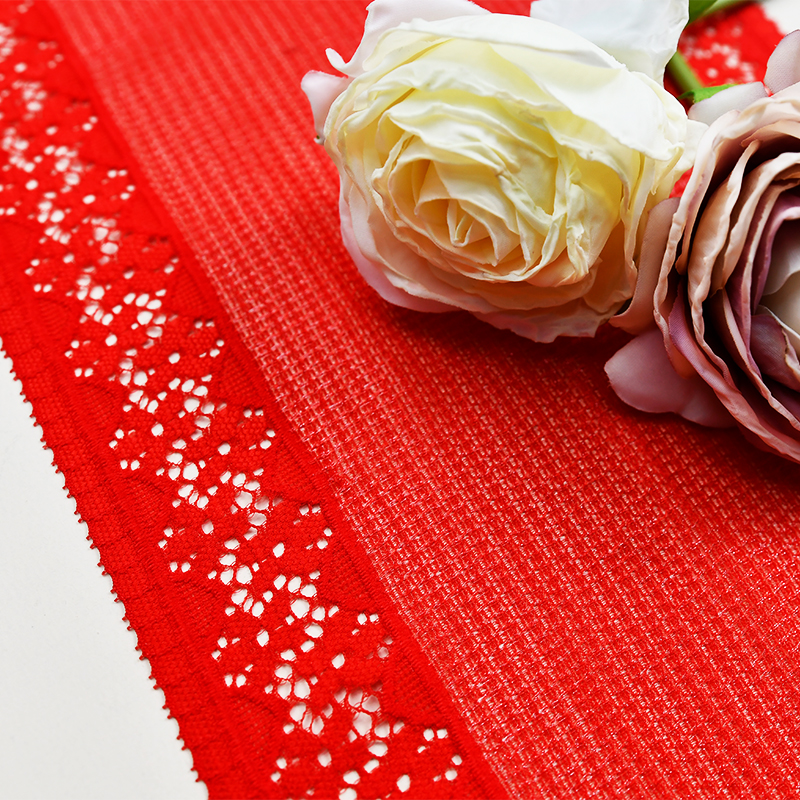 Ready Stock Lace High Quality 20cm Women's Elastic Floral Lace Trim 4141#