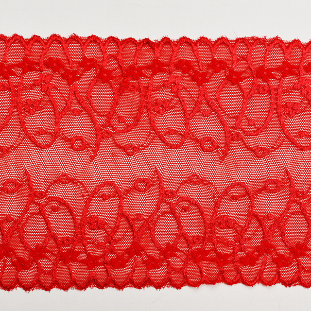 Elegant Mesh Elastic Lace Trim 16cm Spandex Lace Fabric Elastic Lace Women's Dress Underwear Bra 6138#