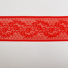 Elastic Lace 6.5CM Fashion 3D Nylon Spandex Stretch White Floral Lace Trim SG637#