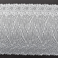 26cm Beautiful Lace Stretch Floral Lingerie Headband Elastic Diy Lace 6033#