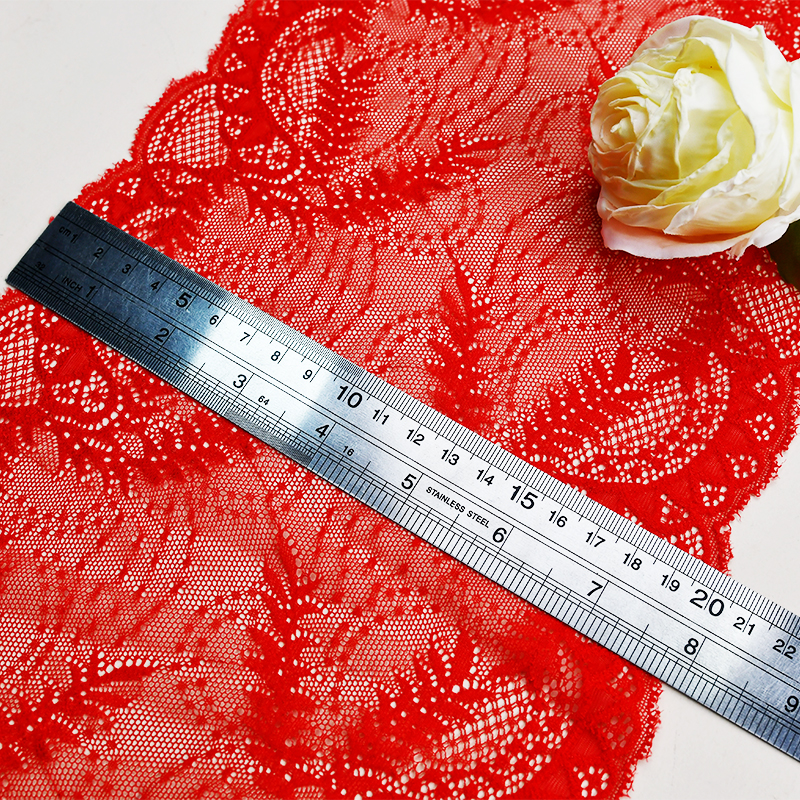 21cm Beautiful Lace Stretch Floral Lingerie Headband Elastic Diy Lace 41022#