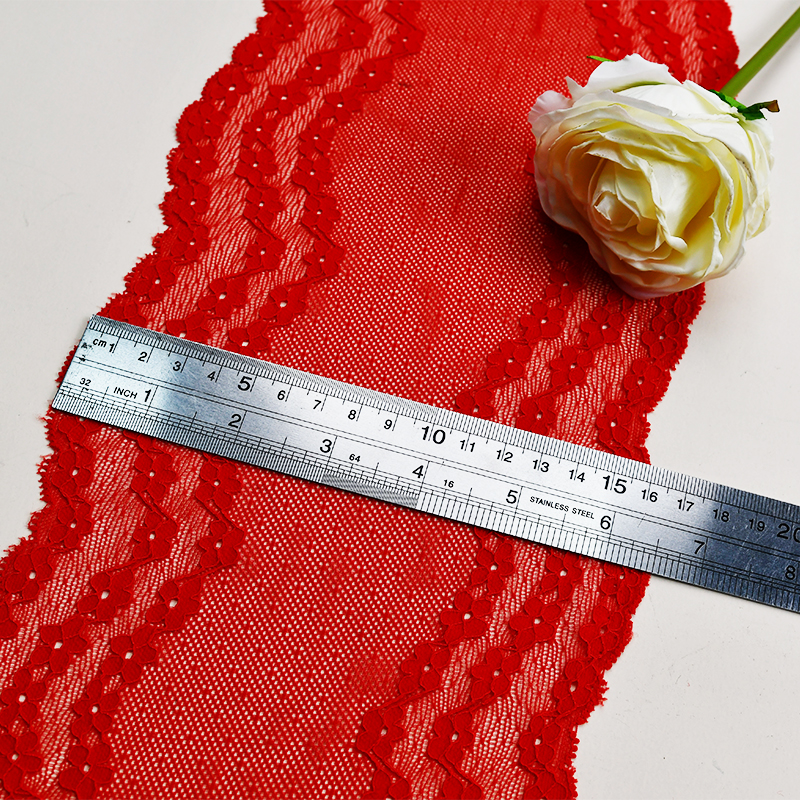18cm Beautiful Lace Stretch Floral Lingerie Headband Elastic Diy Lace 65243#