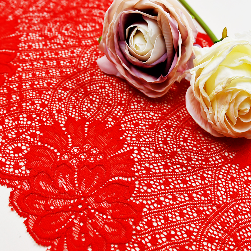 20cm Beautiful Lace Stretch Floral Lingerie Headband Elastic Diy Lace 6127#