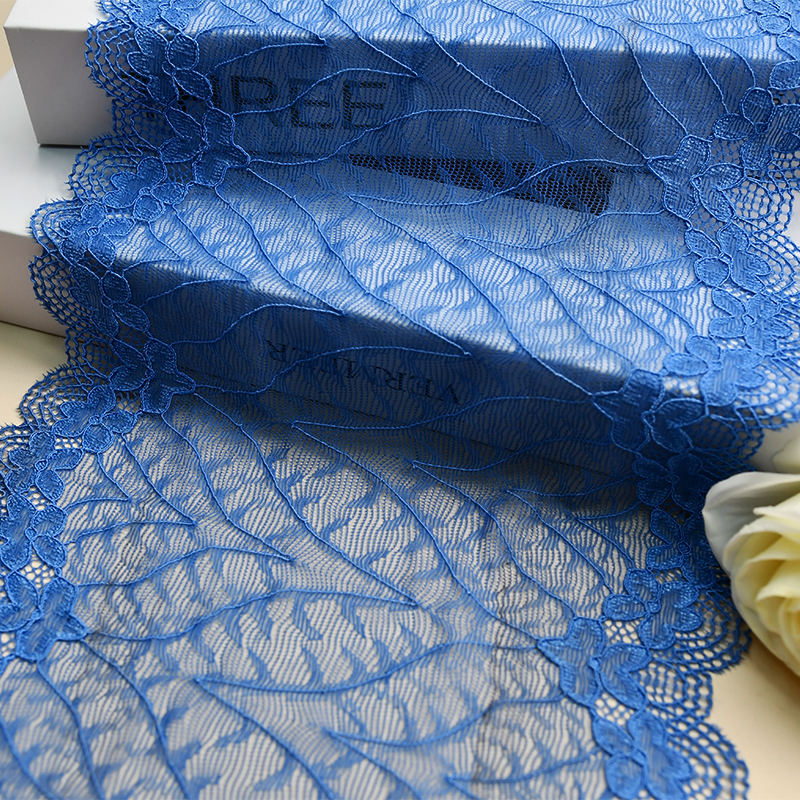 Elegant Mesh Elastic Lace Trim 20cm Spandex Lace Fabric Elastic Lace Women's Dress Underwear Bra 9383#