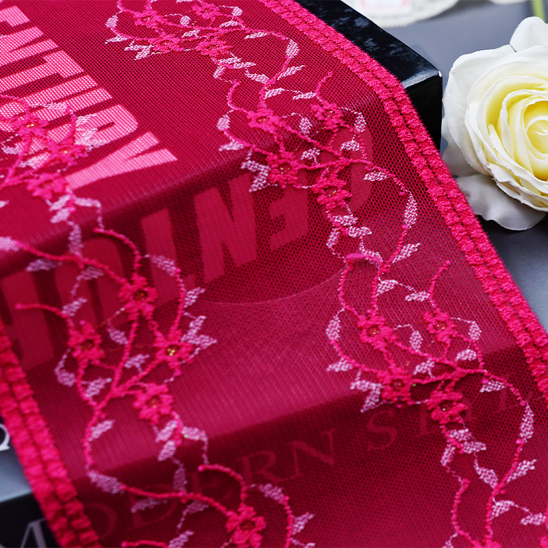 Ready Stock Lace High Quality 15.5cm Women's Elastic Floral Lace Trim 165083#