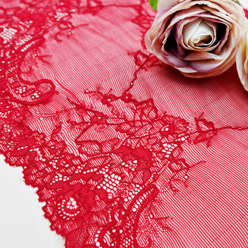 23cm Beautiful Lace Stretch Floral Lingerie Headband Elastic Diy Lace 8280-1#