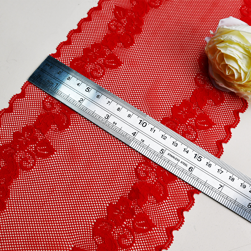 16cm Beautiful Lace Stretch Floral Lingerie Headband Elastic Diy Lace 7274#