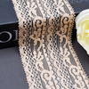 6.5cm Wholesale Bicolor knitted Elastic Lace Trim, nylon spandex stretch lace trim for women dress 106629#