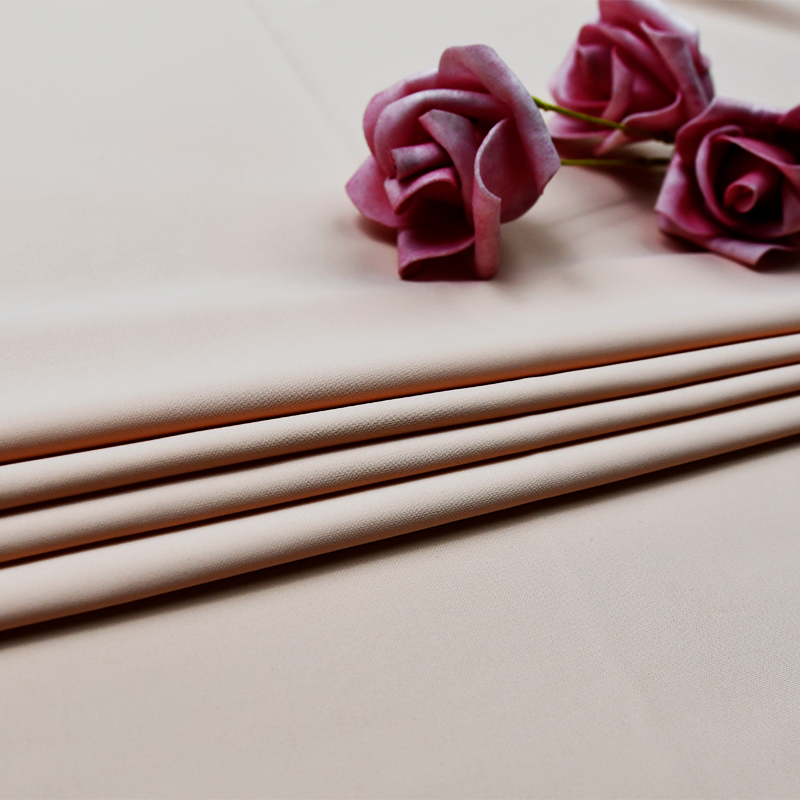 Double sided fabric knitted 66% nylon 34% spandex yoga clothing fabric