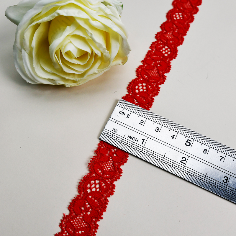 2CM Skirt Lace Women'S Small Hem Underwear Accessories Nylon Elastic Lace 06062#