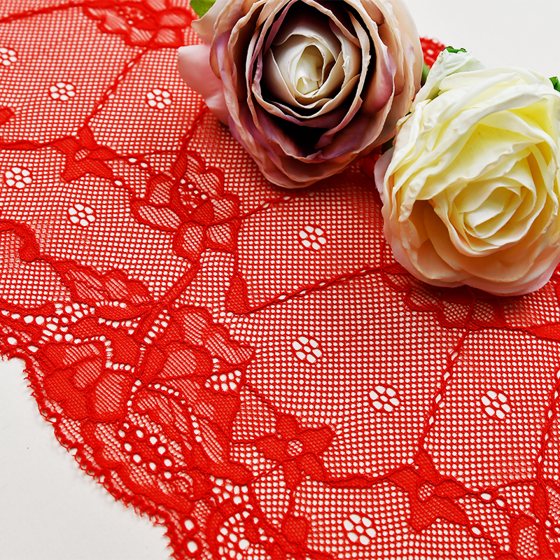 18.5cm Beautiful Lace Stretch Floral Lingerie Headband Elastic Diy Lace 8800#