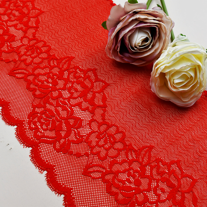 19cm Beautiful Lace Stretch Floral Lingerie Headband Elastic Diy Lace 8833#