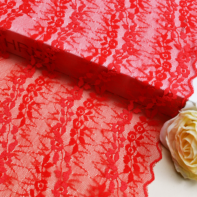 22cm Beautiful Lace Stretch Floral Lingerie Headband Elastic Diy Lace 6600#