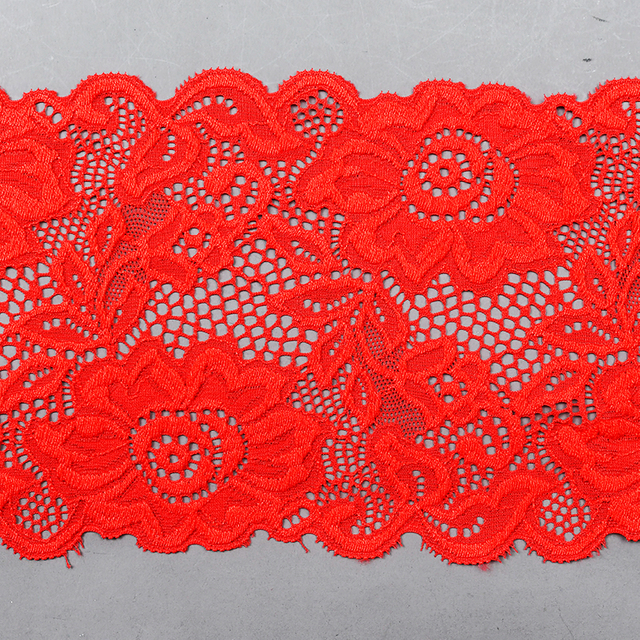 13cm Beautiful Lace Stretch Floral Lingerie Headband Elastic Diy Lace 9855#