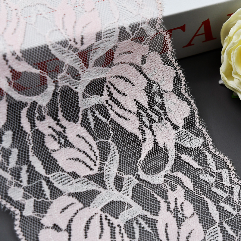 Nylon Elastic 9.5cm Floral Lace Decoration Wedding Decoration Clothing Lace 0416#