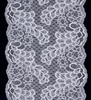 Professional Lace Manufacturer High Quality 18cm Stretch White Floral Lace Trim for Women 1645#