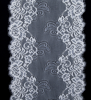 Professional Lace Manufacturer, High-quality 22cm Elastic Lace Eyelash Trim, Women's Style, Item Number CX7018#