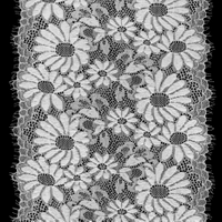 Professional Lace Manufacturer, High-quality 22cm Elastic Lace Eyelash Trim, Women's Style, Item Number CX7025#