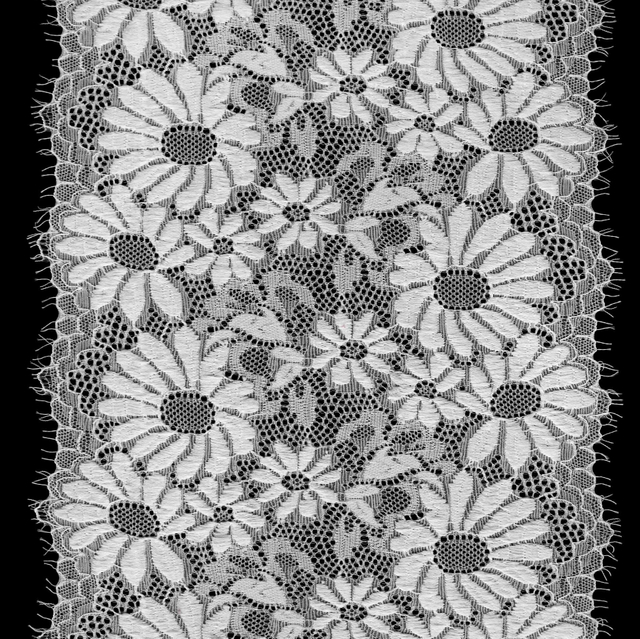 Professional Lace Manufacturer, High-quality 22cm Elastic Lace Eyelash Trim, Women's Style, Item Number CX7025#