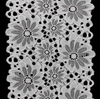 Professional Lace Manufacturer High Quality 18cm Stretch White Floral Lace Trim for Women 1807#