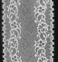 Professional Lace Manufacturer, High-quality 22cm Elastic Lace Eyelash Trim, Women's Style, Item Number CX7024#