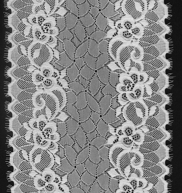 Professional Lace Manufacturer, High-quality 22cm Elastic Lace Eyelash Trim, Women's Style, Item Number CX7024#