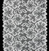Professional Lace Manufacturer High Quality 18cm Stretch White Floral Lace Trim for Women 1714#