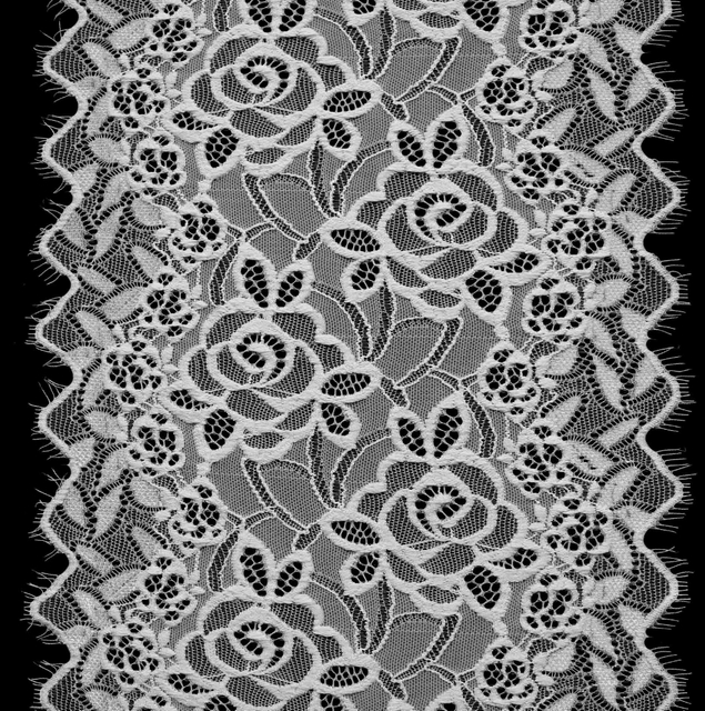 Professional Lace Manufacturer, High-quality 22cm Elastic Lace Eyelash Trim, Women's Style, Item Number CX7027#