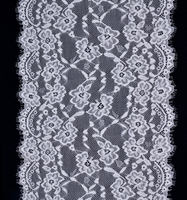 Professional Lace Manufacturer, High-quality 22cm Elastic Lace Eyelash Trim, Women's Style, Item Number CX7001#