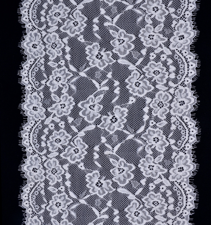 Professional Lace Manufacturer, High-quality 22cm Elastic Lace Eyelash Trim, Women's Style, Item Number CX7001#