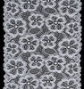 Professional Lace Manufacturer High Quality 18cm Stretch White Floral Lace Trim for Women 1738#
