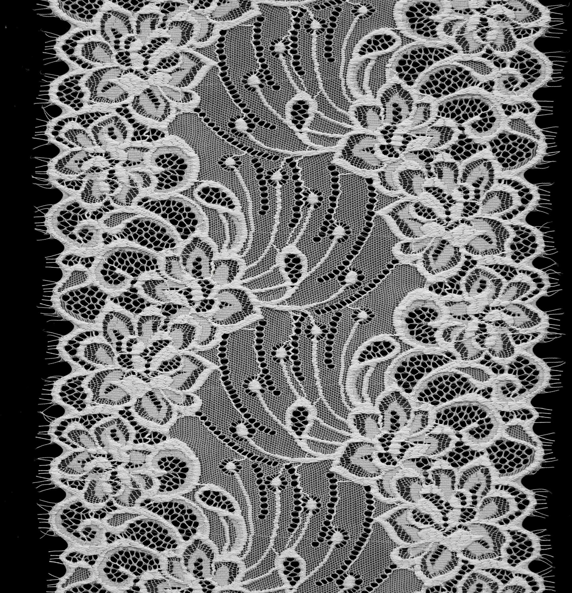 Professional Lace Manufacturer, High-quality 22cm Elastic Lace Eyelash Trim, Women's Style, Item Number CX7028#