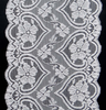Professional Lace Manufacturer High Quality 18cm Stretch White Floral Lace Trim for Women 1727#