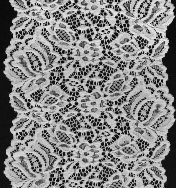 Professional Lace Manufacturer High Quality 18cm Stretch White Floral Lace Trim for Women 1748#