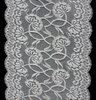 Professional Lace Manufacturer High Quality 18cm Stretch White Floral Lace Trim for Women 1925#
