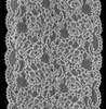 Professional Lace Manufacturer High Quality 20cm Stretch White Floral Lace Trim for Women 1785#