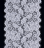 Professional Lace Manufacturer, High-quality 22cm Elastic Lace Eyelash Trim, Women's Style, Item Number CX7005#